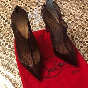 Christian Louboutin Glitter Booties!